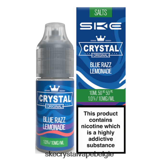 SKE kristalzout - 10 ml - SKE Vape Crystal blauwe razz-limonade 4B04ZJ111
