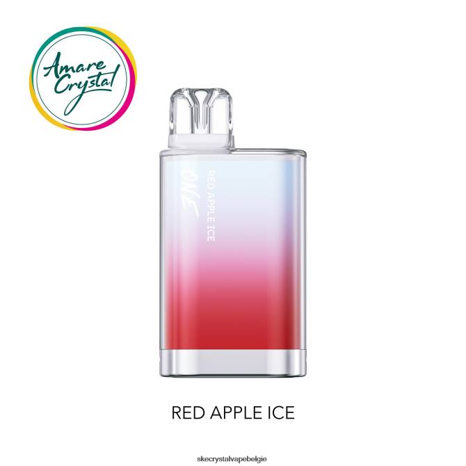 SKE amare crystal één wegwerpvape - SKE Vape Belgie rood appelijs 4B04ZJ29