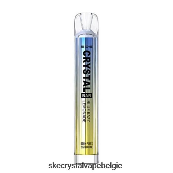 SKE wegwerpvape met kristallen staaf - SKE Crystal Bar Belgie blauwe razz-limonade 4B04ZJ68