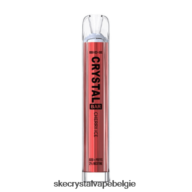 SKE wegwerpvape met kristallen staaf - SKE Crystal Bar Belgie kersen ijs 4B04ZJ78