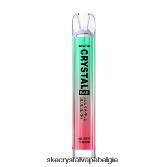 SKE wegwerpvape met kristallen staaf - SKE Crystal Vape Belgie zure appel en bosbes 4B04ZJ84