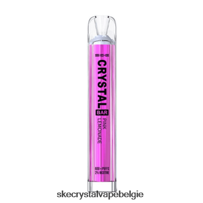 SKE wegwerpvape met kristallen staaf - SKE Vape Checker roze limonade 4B04ZJ67